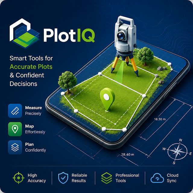 PlotIQ land measurement app — smart tools for accurate plots